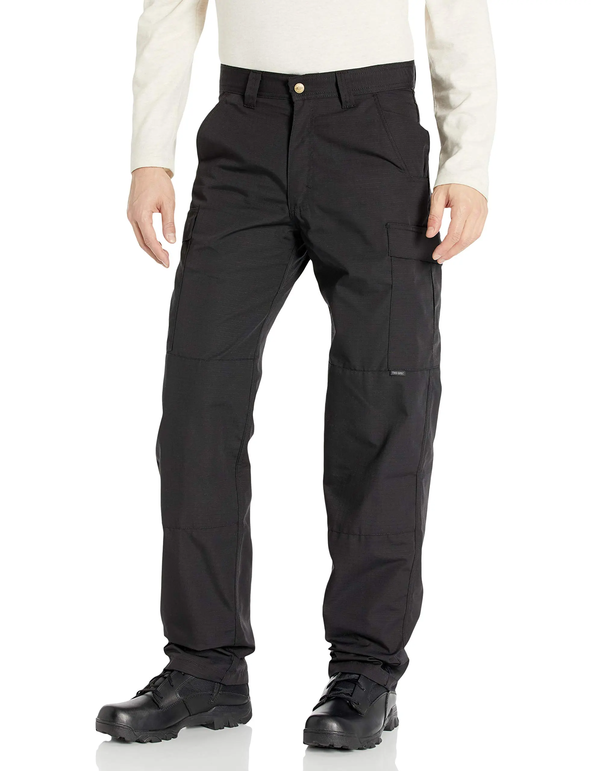 TRU-SPEC Men's 24-7 Series Simply Tactical Cargo Pocket Pants, Polyester/Cotton Rip-Stop