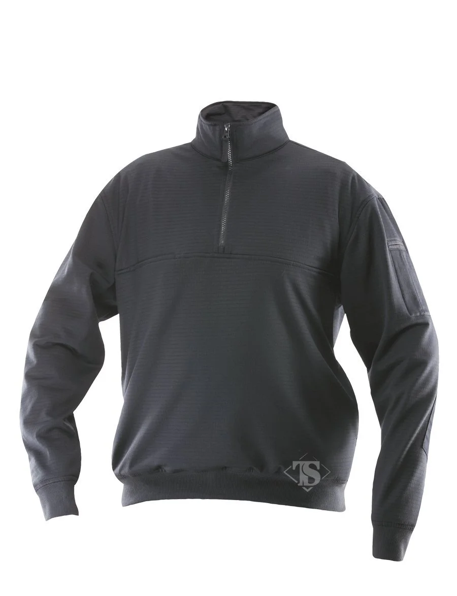 TRU-SPEC Men's Grid Fleece Zip Thru Job Shirt
