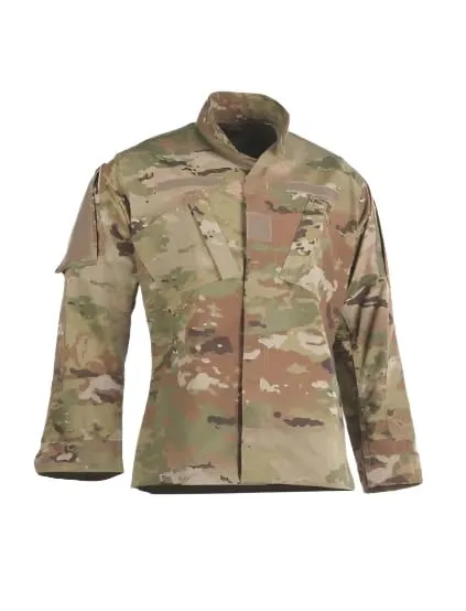 TRU-SPEC Women's Army Combat Uniform Shirt Cordura Nylon Cotton Rip-Stop Scorpion OCP