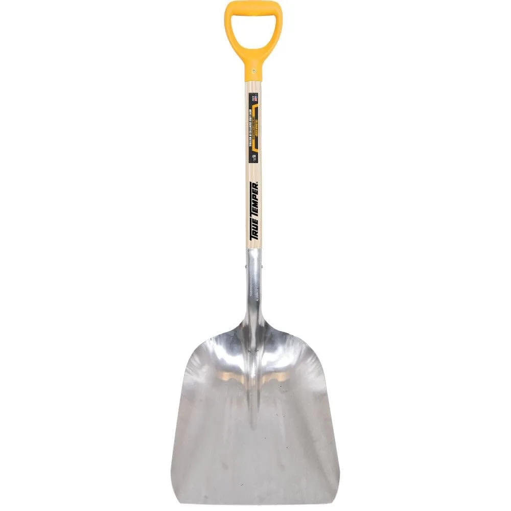 True Temper 1670900 #10 Aluminum Scoop with D-Grip and Hardwood Handle