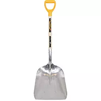 True Temper 1670900 #10 Aluminum Scoop with D-Grip and Hardwood Handle