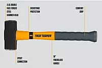 8 LB SLEDGE HAMMER 36 IN FGL HDL