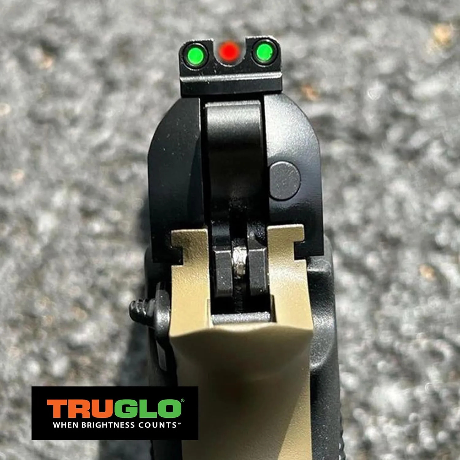TRUGLO Fiber-Optic Handgun Night Sight Set