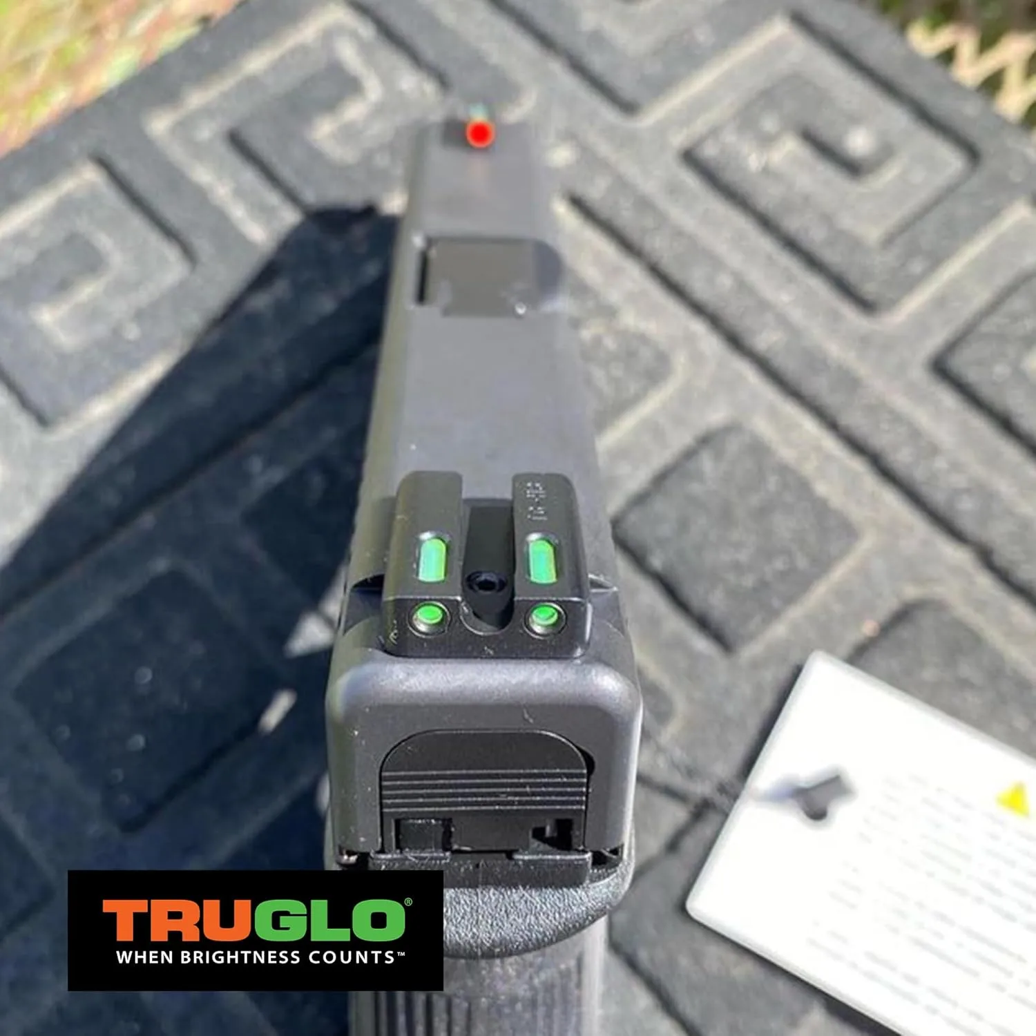 TRUGLO Fiber-Optic Handgun Night Sight Set