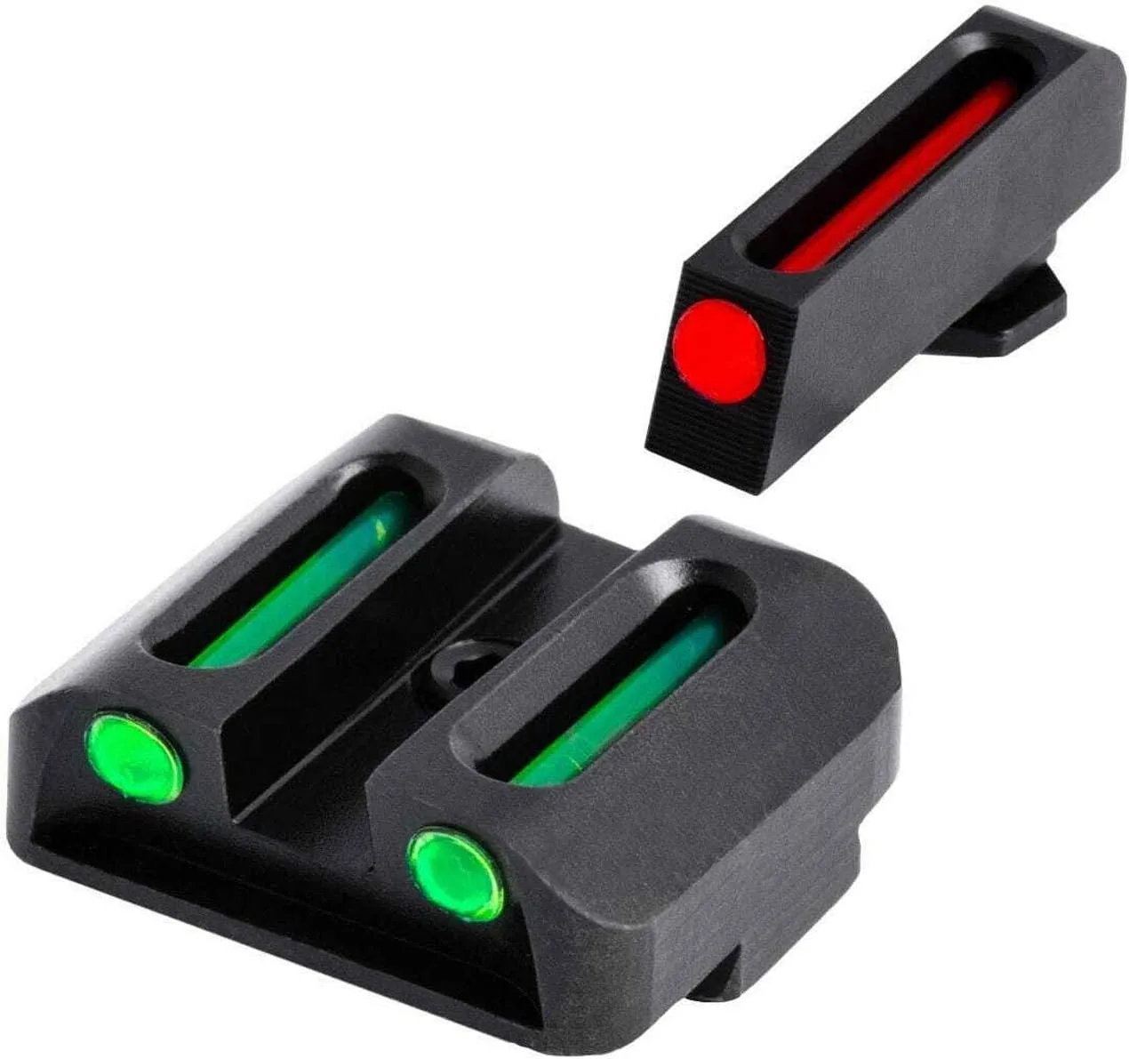 TRUGLO Fiber-Optic Handgun Night Sight Set
