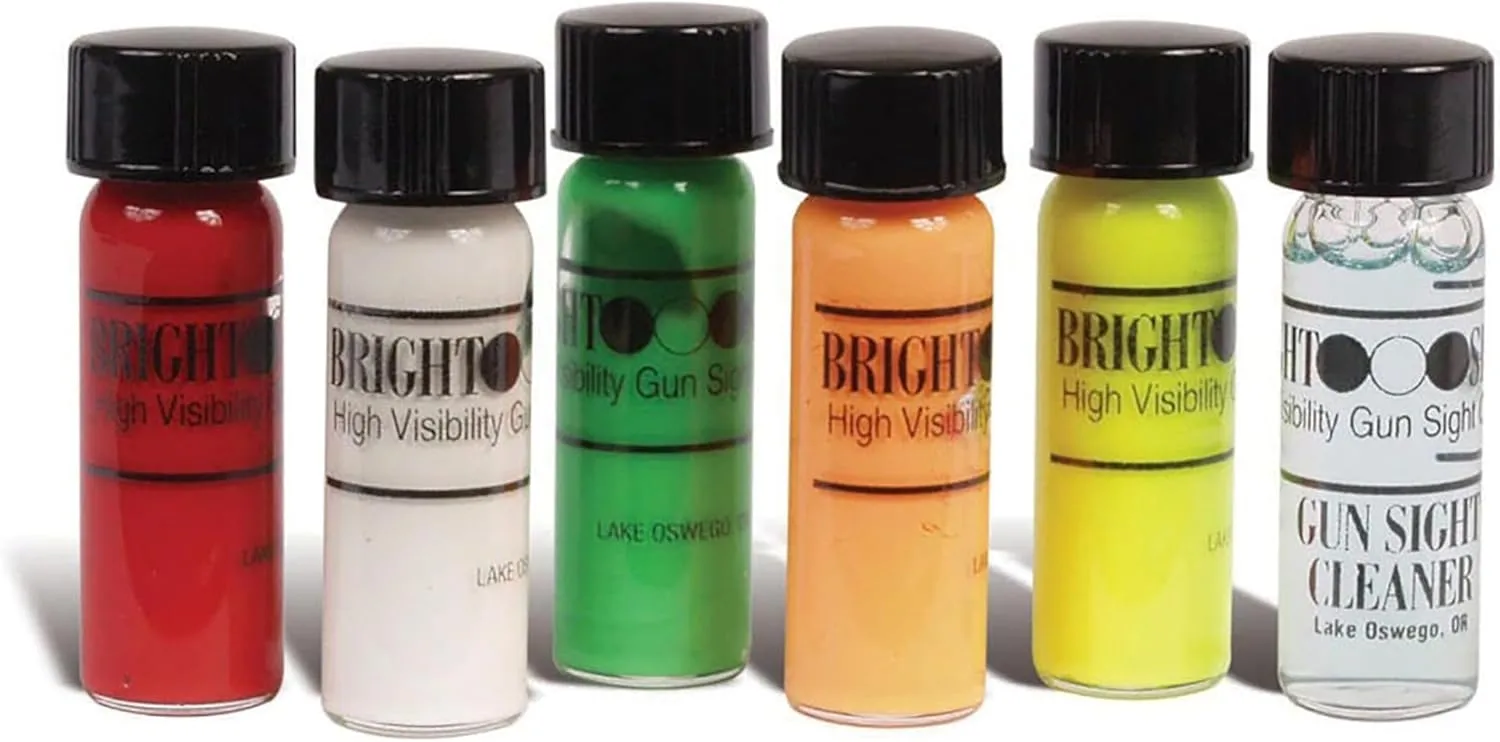 TRUGLO GLO-BRITE Hi-Visibility Paint Kits for Gun Sights, Adjustment Knobs