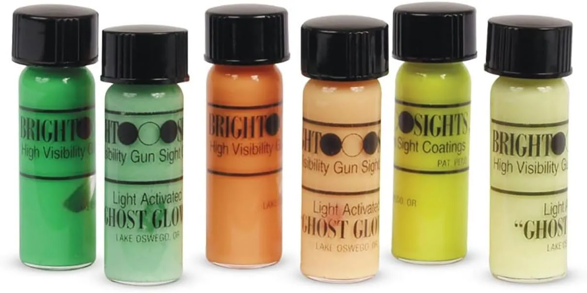 TRUGLO GLO-BRITE Hi-Visibility Paint Kits for Gun Sights, Adjustment Knobs