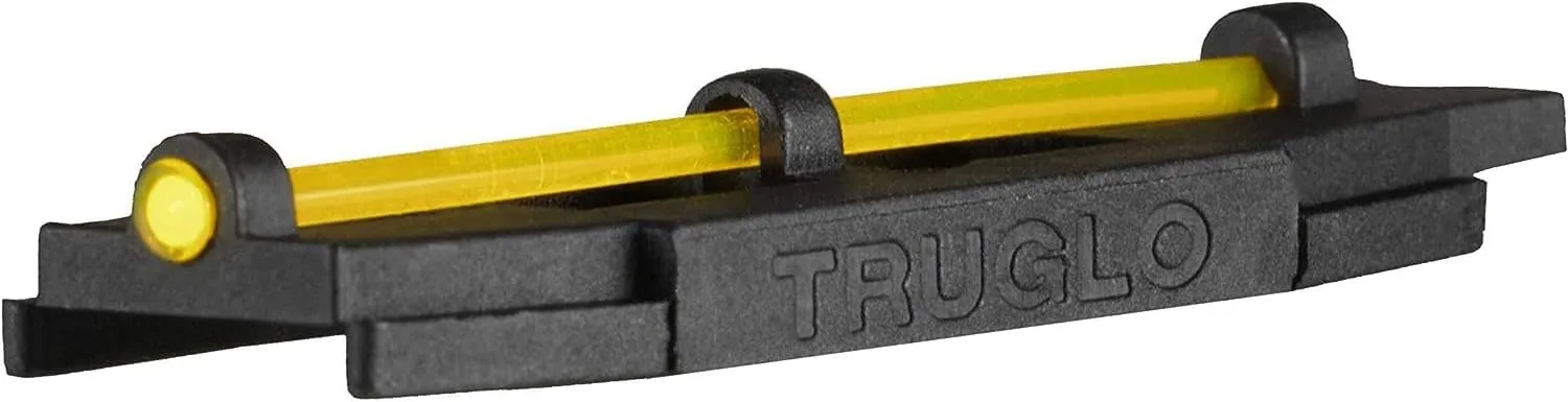 TruGlo Glo Dot Xtreme Universal Front Fiber Shotgun Sight with Multiple Color Fibers Fits All Ventilated Ribs