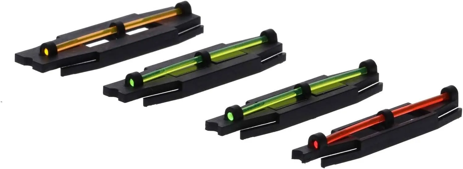 TruGlo Glo Dot Xtreme Universal Front Fiber Shotgun Sight with Multiple Color Fibers Fits All Ventilated Ribs