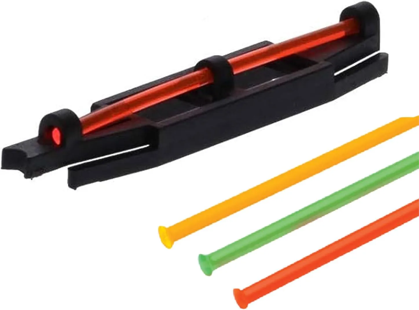 TruGlo Glo Dot Xtreme Universal Front Fiber Shotgun Sight with Multiple Color Fibers Fits All Ventilated Ribs