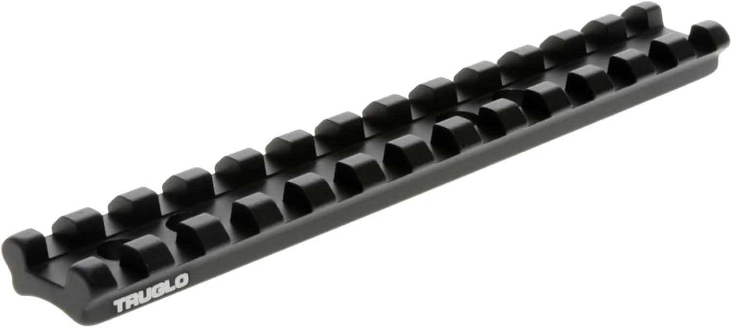 TruGlo Tactical Hunting Shooting Durable Aluminum Mounting Picatinny Optic Rail Compatible with Picatinny & Weaver-Style