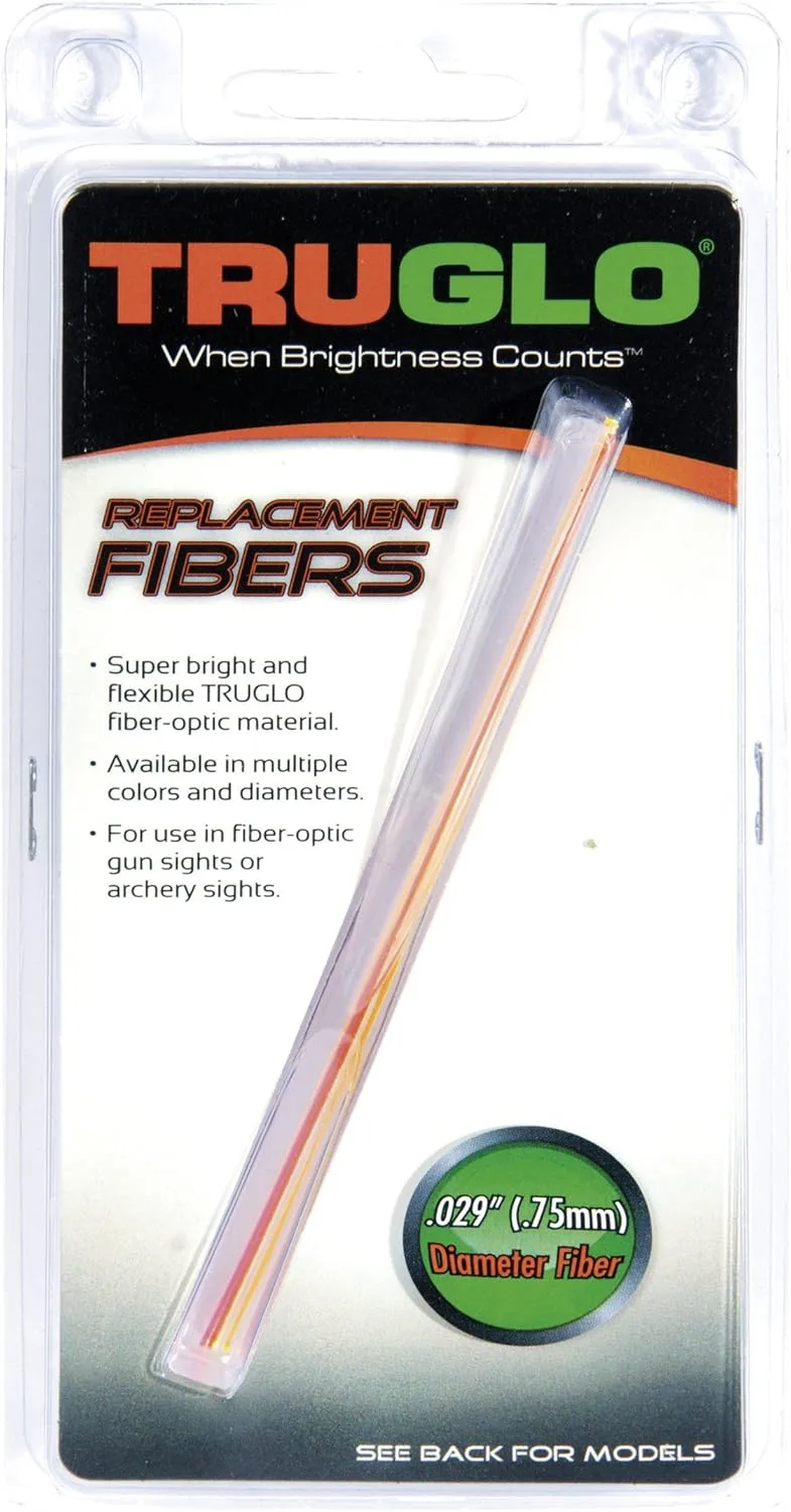 TRUGLO High-Visibility Replacement Fiber Optics for Firearm and Archery Sights