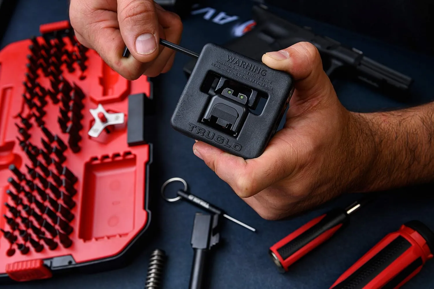 TruGlo Sight-Setter Durable Compact Lightweight Easy-to-Use Rear Sight Adjustment Tool Compatible with All Glock Models One