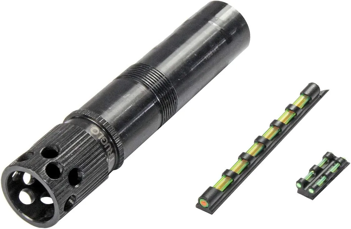 TRUGLO Strut Stopper Xtreme Combo with Gobble-Dot Universal Dual-Color Turkey Sight and CNC-Machined Choke Tube 12 GA