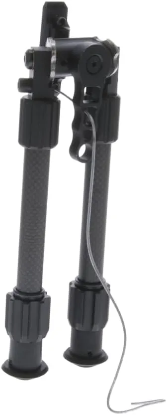 TRUGLO Tac-Pod Carbon Pro Adjustable Rifle Bipod with Pivoting Base