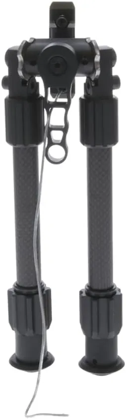 TRUGLO Tac-Pod Carbon Pro Adjustable Rifle Bipod with Pivoting Base