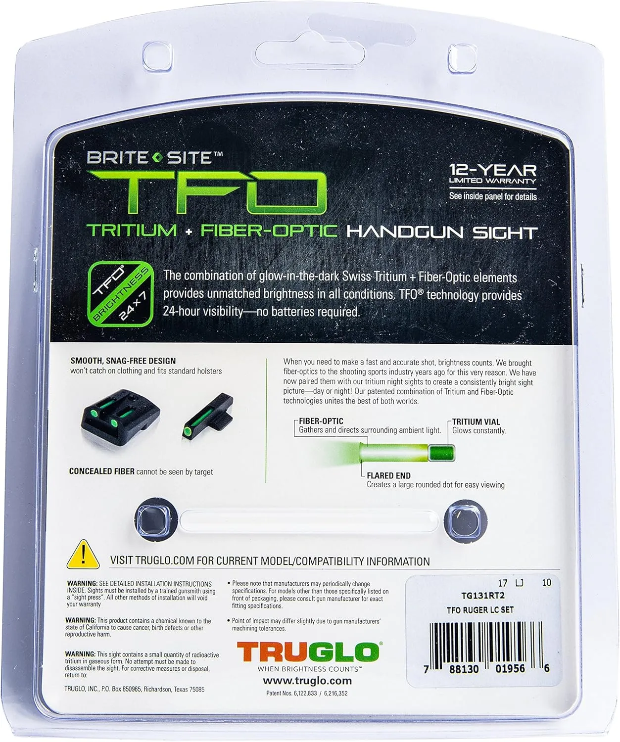 TRUGLOhandgun-scopes One Size Green Front / Green Rear
