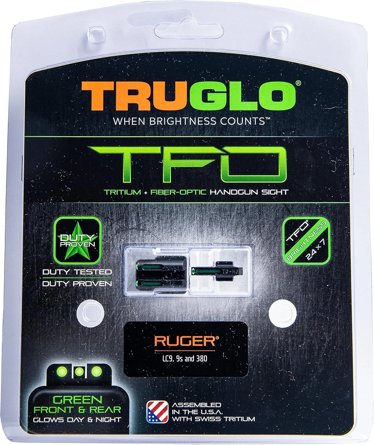 TRUGLOhandgun-scopes One Size Green Front / Green Rear