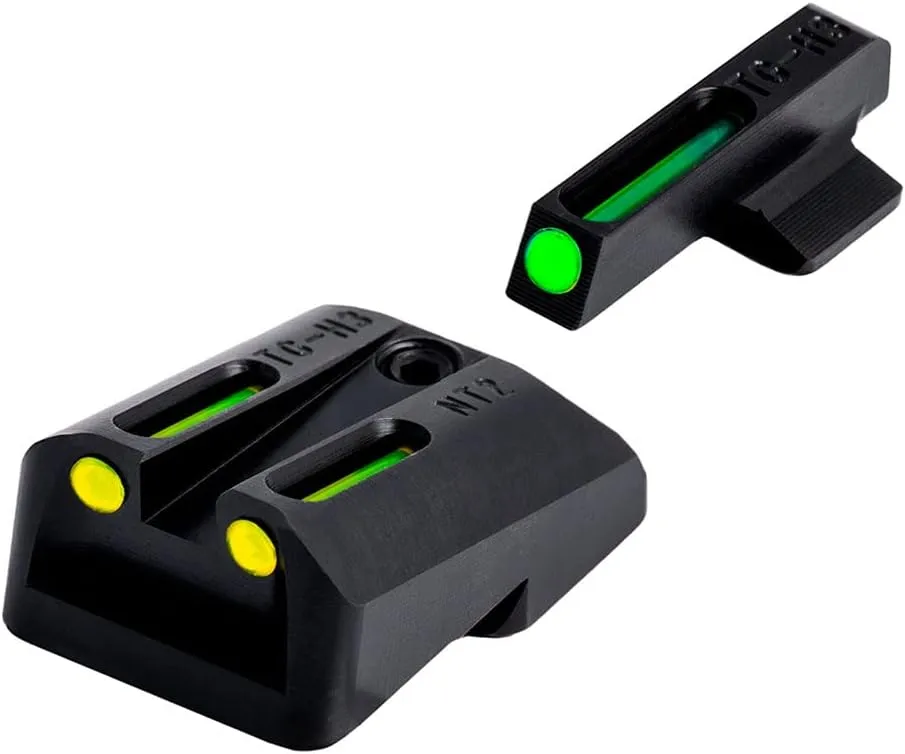 TRUGLO TFO Tritium & Fiber-Optic Handgun Sight Set for 1911
