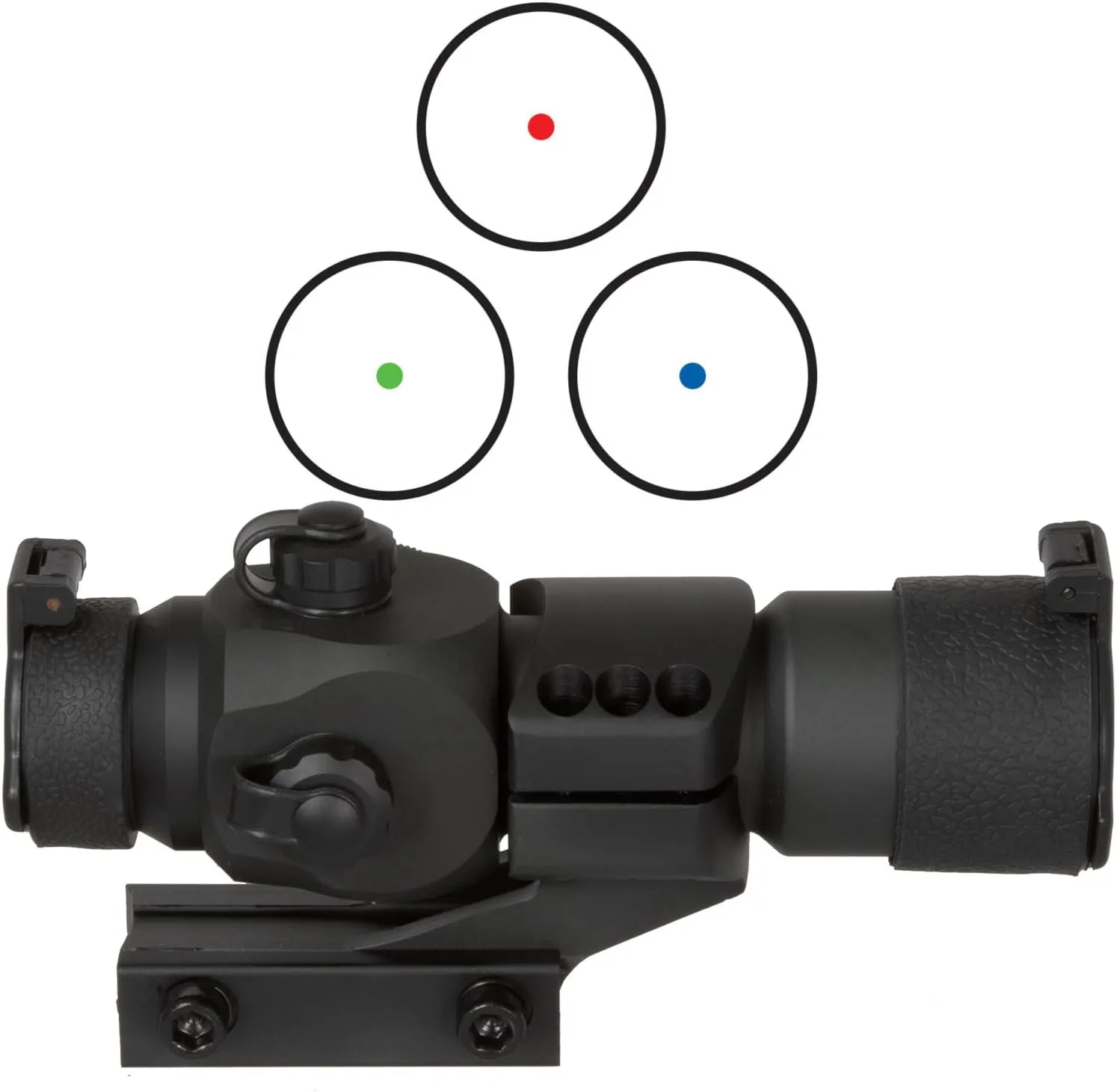 TRUGLO Triton 30mm Tri-Color Red Dot Sight - Black