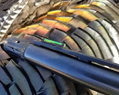 TRUGLO Tru-Bead Fiber Optic Front Sight Universal Fit for Shotgun Vent Rib, Dual Color, Interchangeable Clips