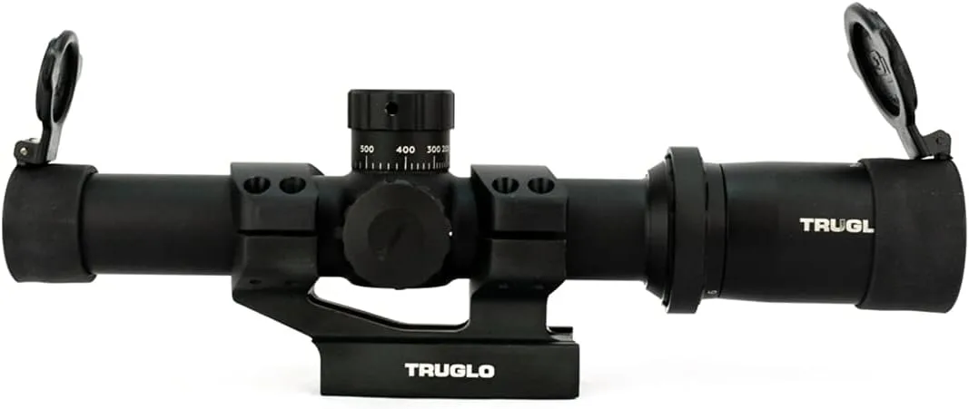 TRUGLO TRU-BRITE 30 Series Dual-Color Illuminated Reticle Rifle Scope with Mount