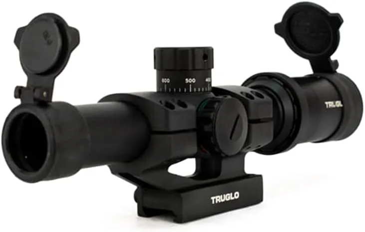 TRUGLO TRU-BRITE 30 Series Dual-Color Illuminated Reticle Rifle Scope with Mount