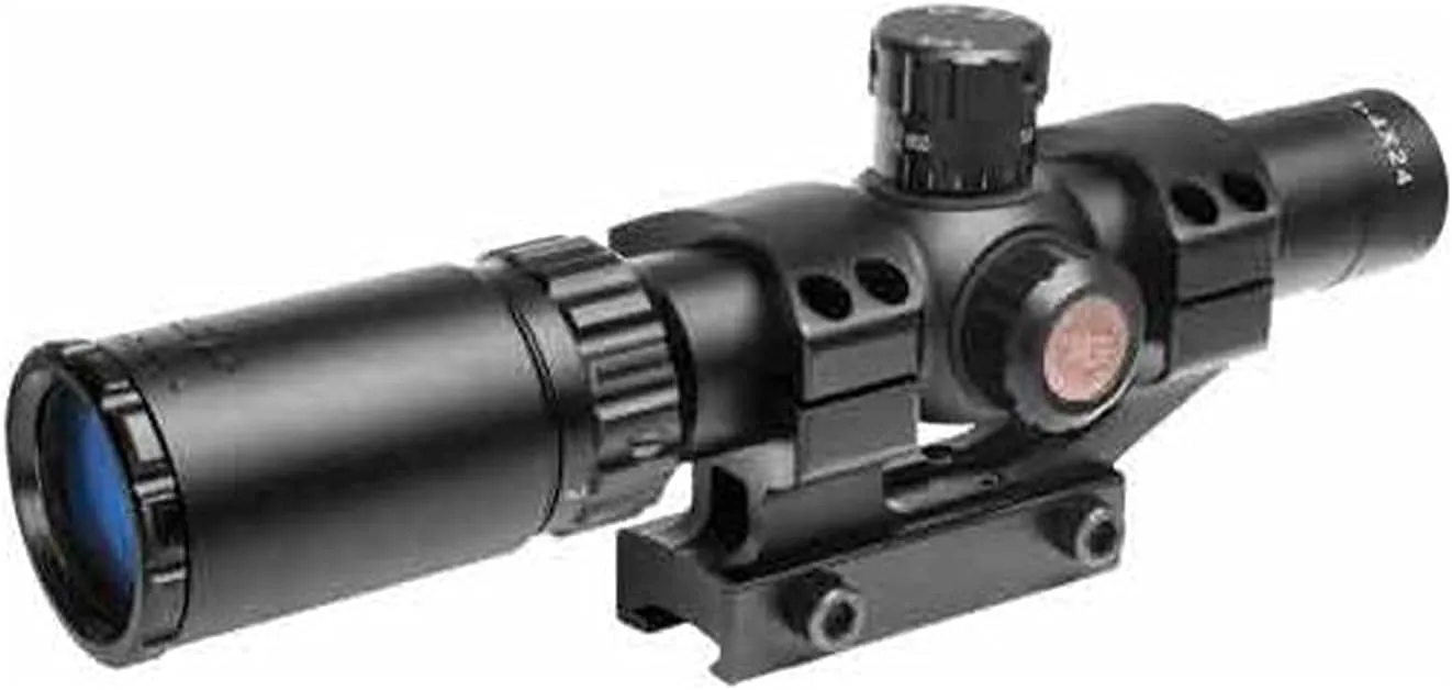 TRUGLO TRU-BRITE 30 Series Dual-Color Illuminated Reticle Rifle Scope with Mount