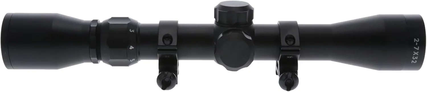 TRUGLO TRUSHOT Riflescope 1 in Aluminum Tube Duplex Reticle