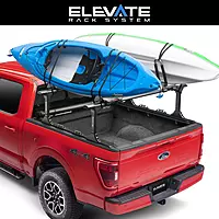 RealTruck TruXedo Elevate TS Rails | 1118359 | Fits 6'4" to 7' Beds - Standard Short Beds (72" Rail Length) | RAILS & Cleats Only