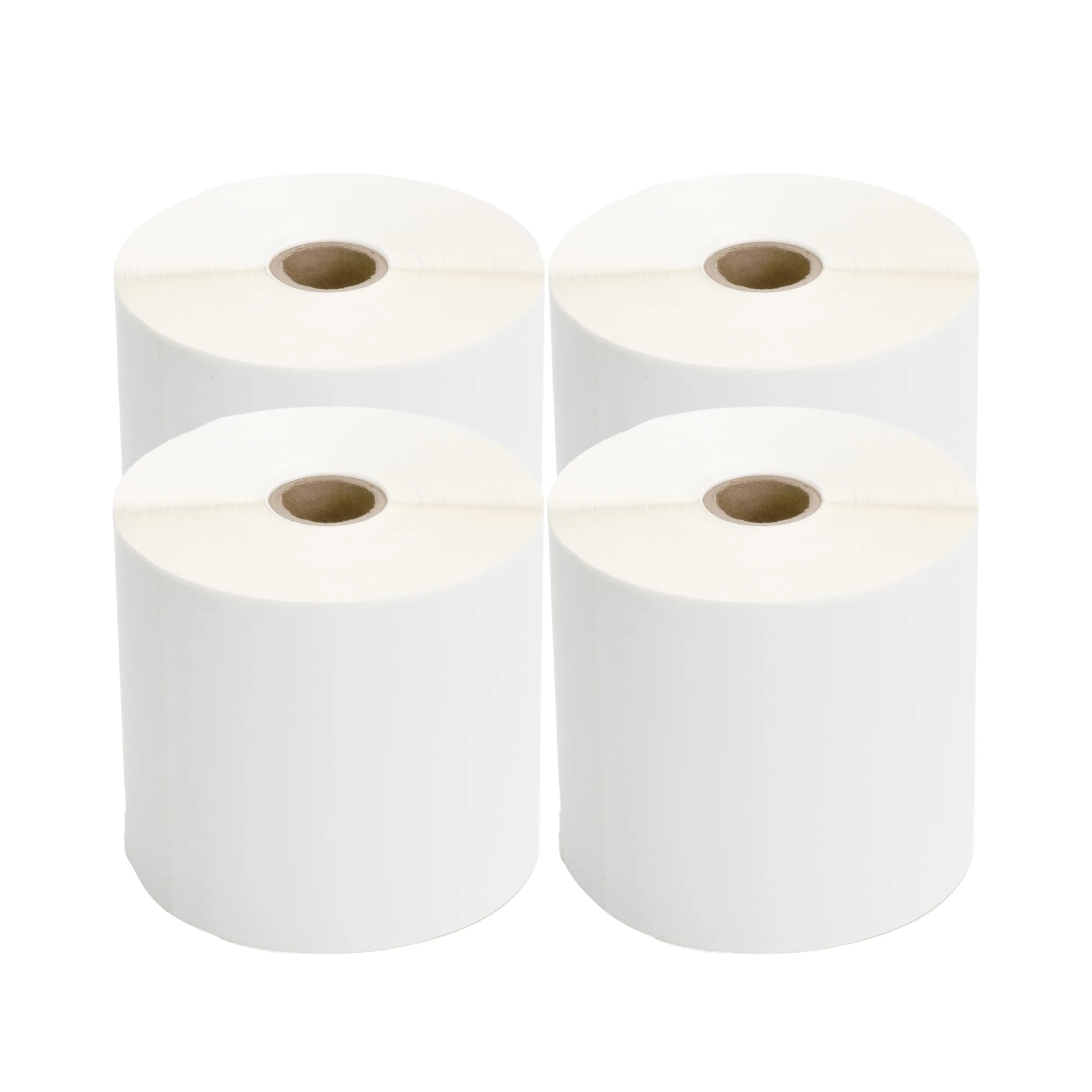 TSC Thermal Transfer Labels, Rectangular, 4in x 6in, White, 450 Labels Per Roll, Pack Of 4 Rolls