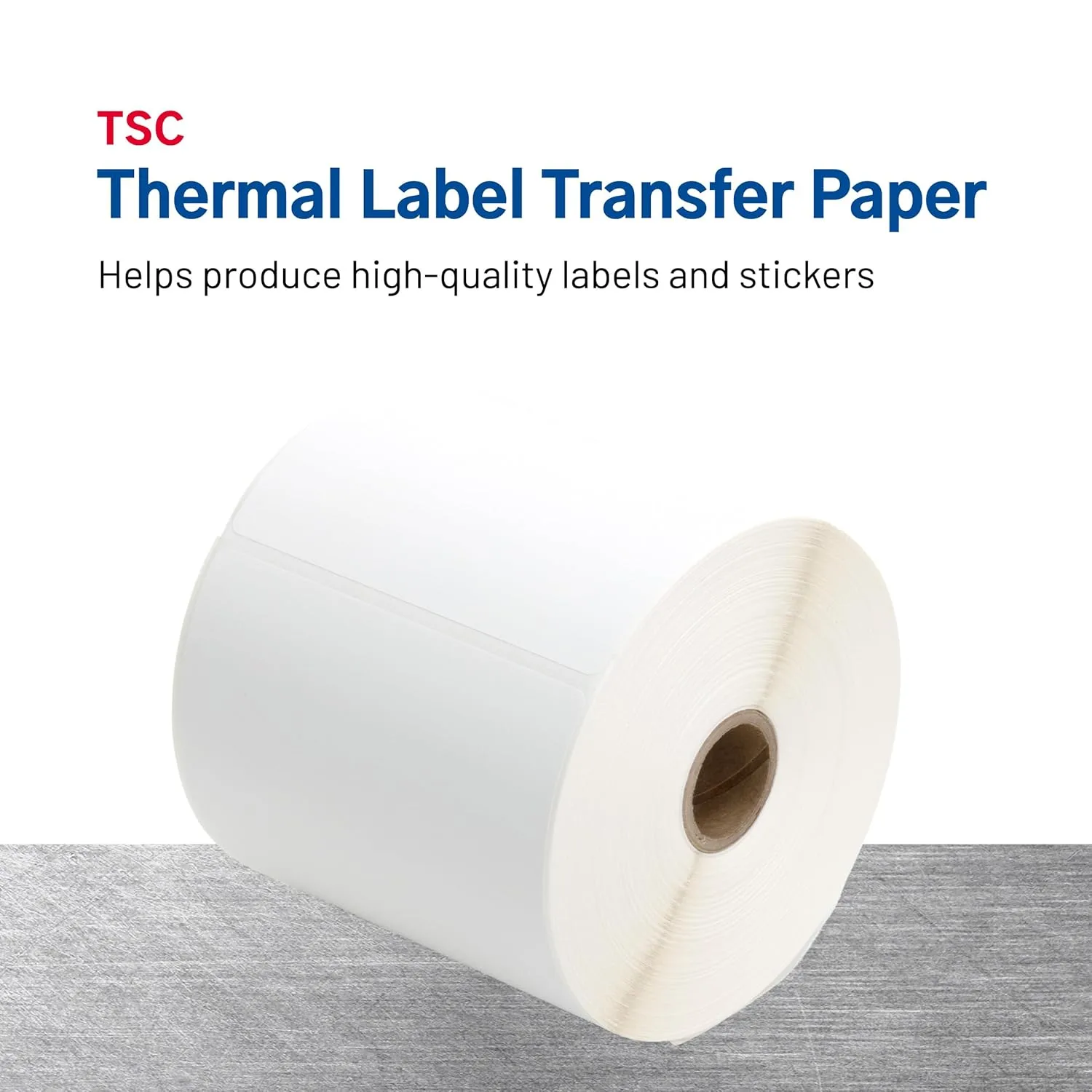 TSC Thermal Transfer Labels, Rectangular, 4in x 6in, White, 450 Labels Per Roll, Pack Of 4 Rolls