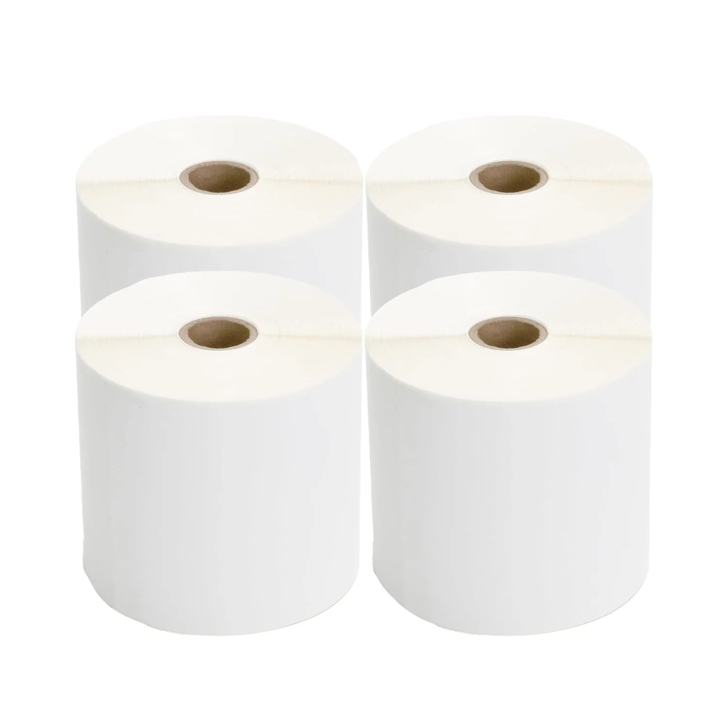 TSC Thermal Transfer Labels, Rectangular, 4in x 6in, White, 450 Labels Per Roll, Pack Of 4 Rolls