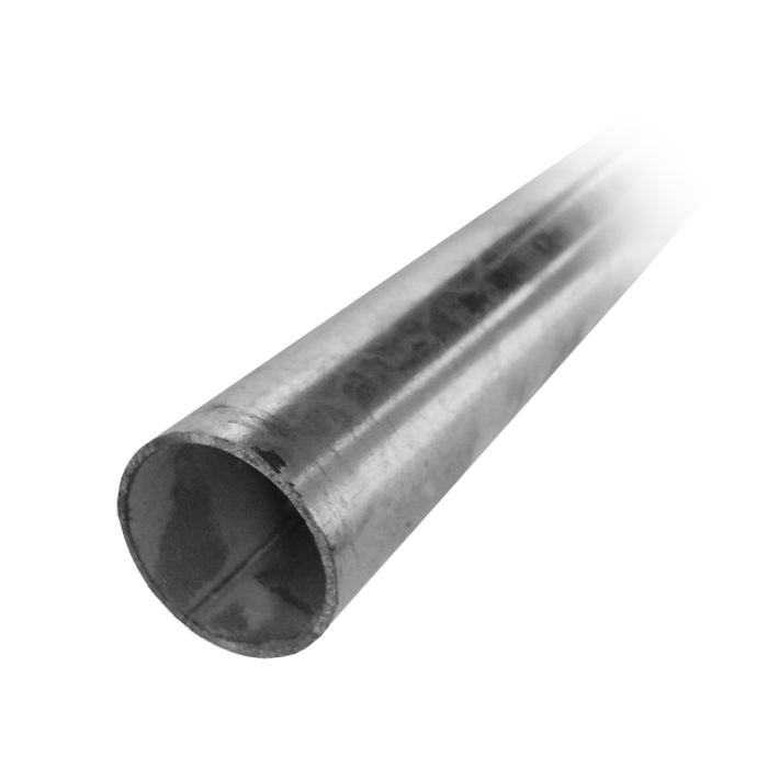 Herocom 50mm x 2mm Galvanised Round Tube 3 Meter
