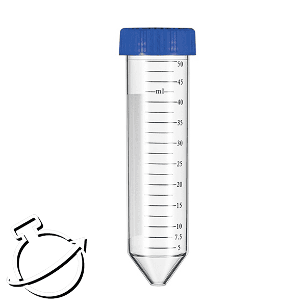 50ml centrifuge tube,screw cap,conical bottom self standing,white printing