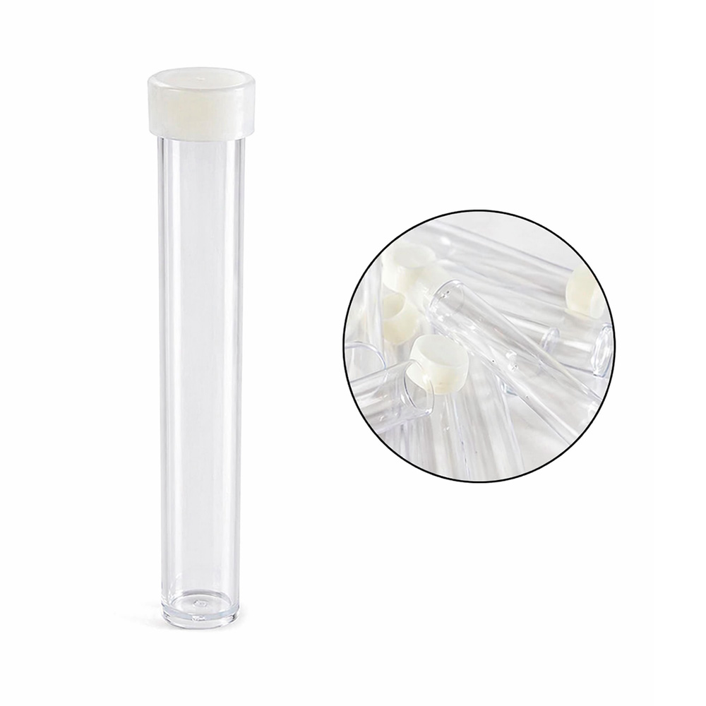 Tubo Plastico Largo 5 Grs Pqt*100 Unidad