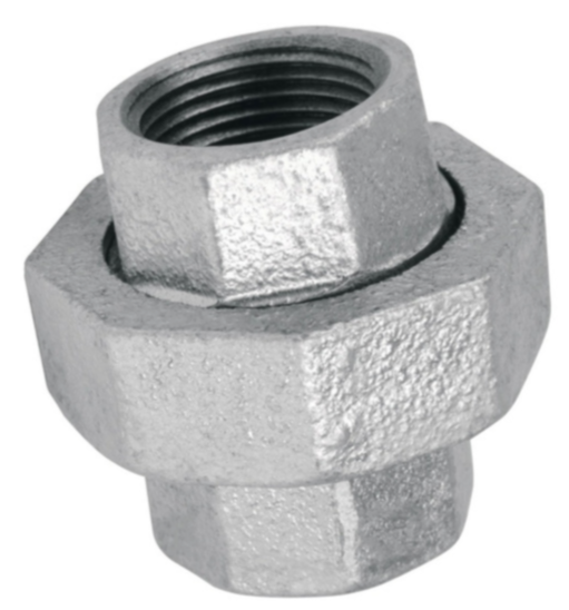 Tuerca unión, acero galvanizado, 1-1/2' - CG-975 / 48772