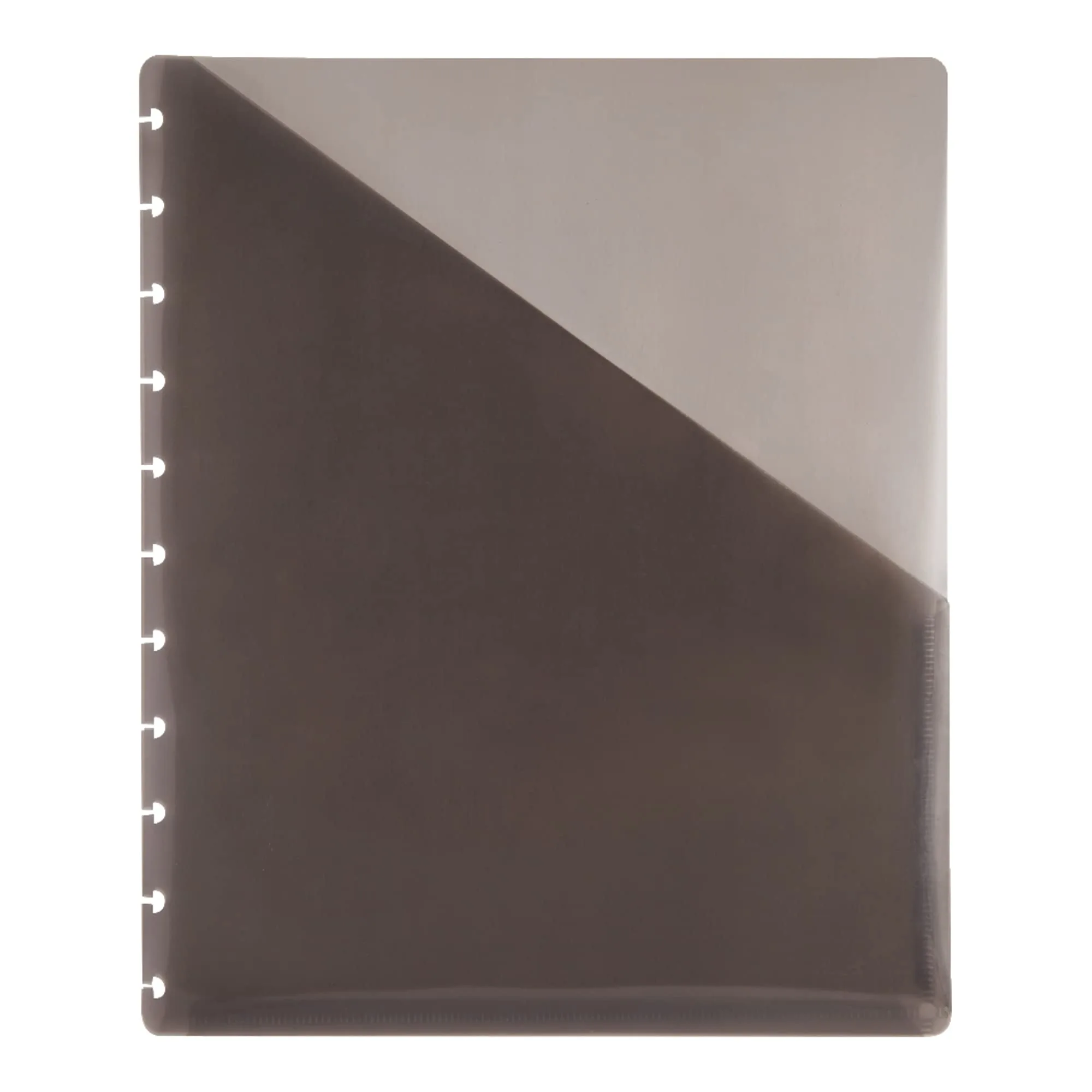 TUL Custom Note-Taking System Discbound Pocket Dividers, 8 1/2" x 11", Letter Size, Gray, Pack Of 2