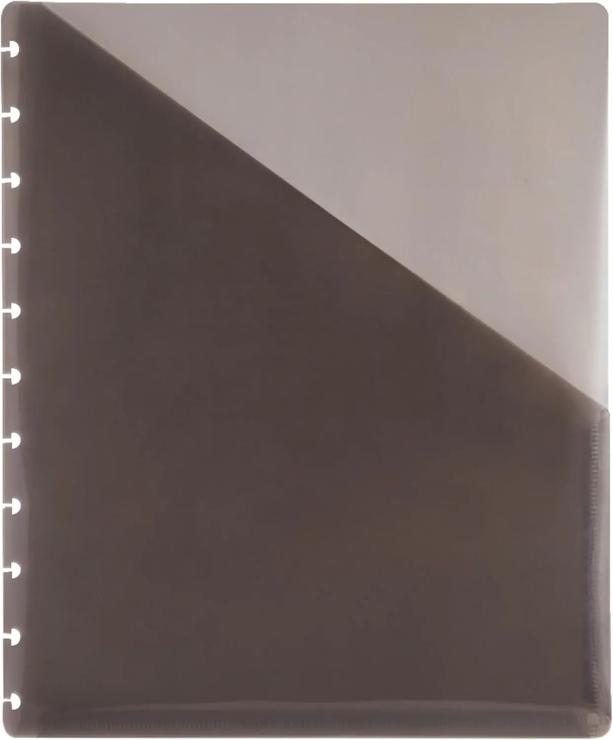 TUL Custom Note-Taking System Discbound Pocket Dividers, 8 1/2" x 11", Letter Size, Gray, Pack Of 2
