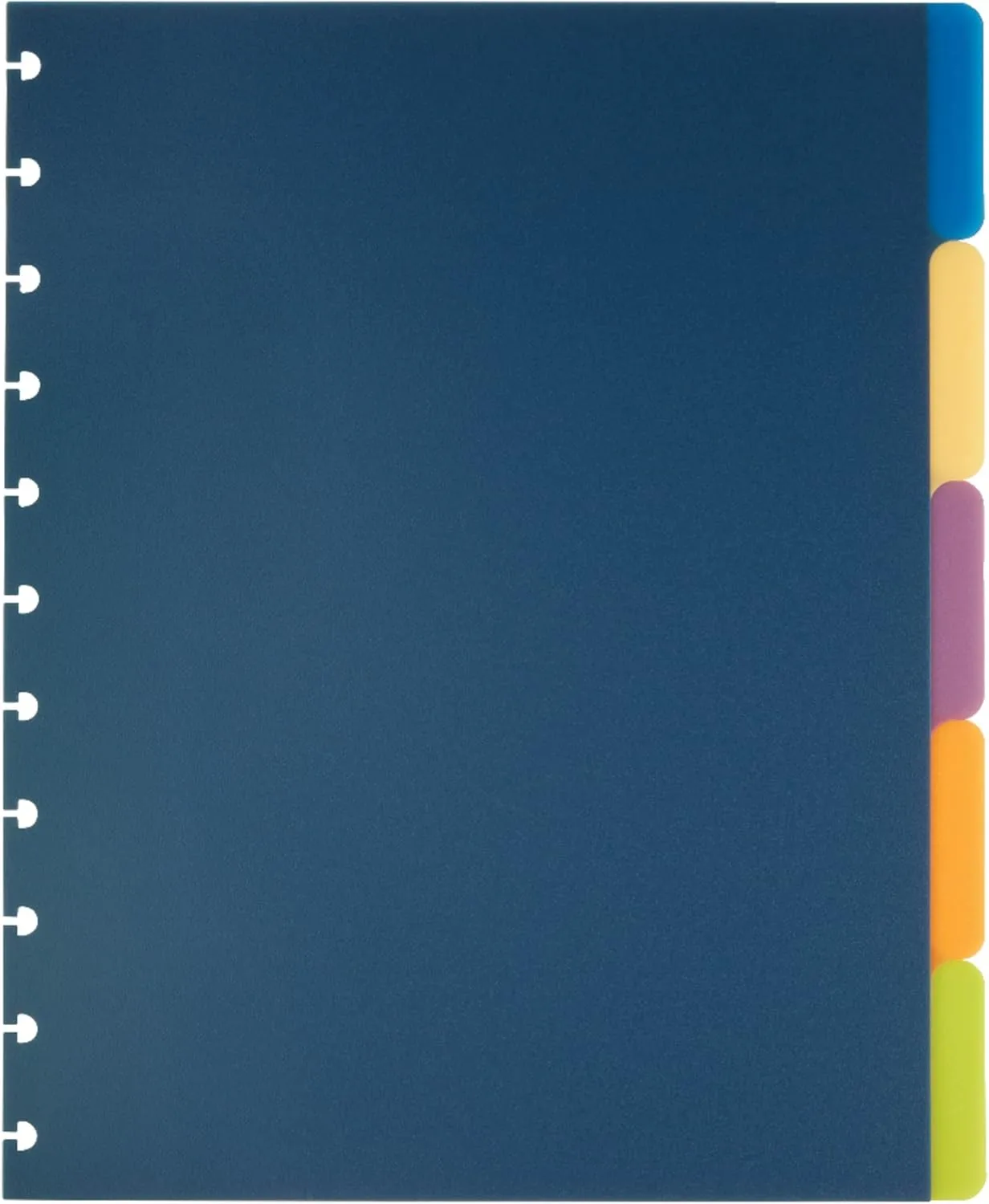 TUL Custom Note-Taking System Discbound Tab Dividers, 8 1/2" x 11", Letter Size, Assorted Colors