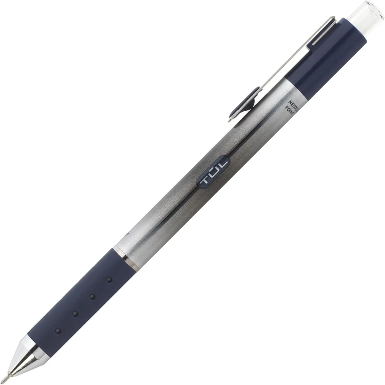 TUL GL Series Retractable Gel Pens, 0.5 mm Needle Point, Blue Ink, Pack of 4
