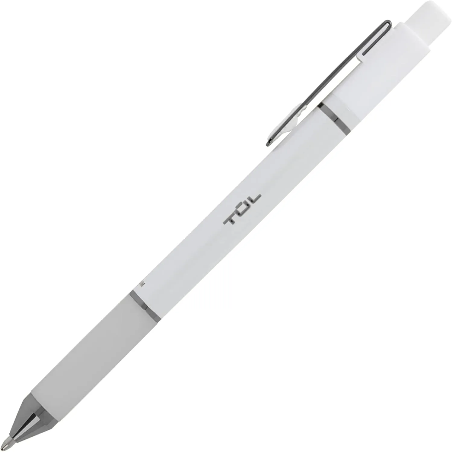TUL® GL Series Retractable Gel Pens, Medium Point, 0.7 mm, Pearl White Barrel, Blue Ink, Pack Of 12 Pens