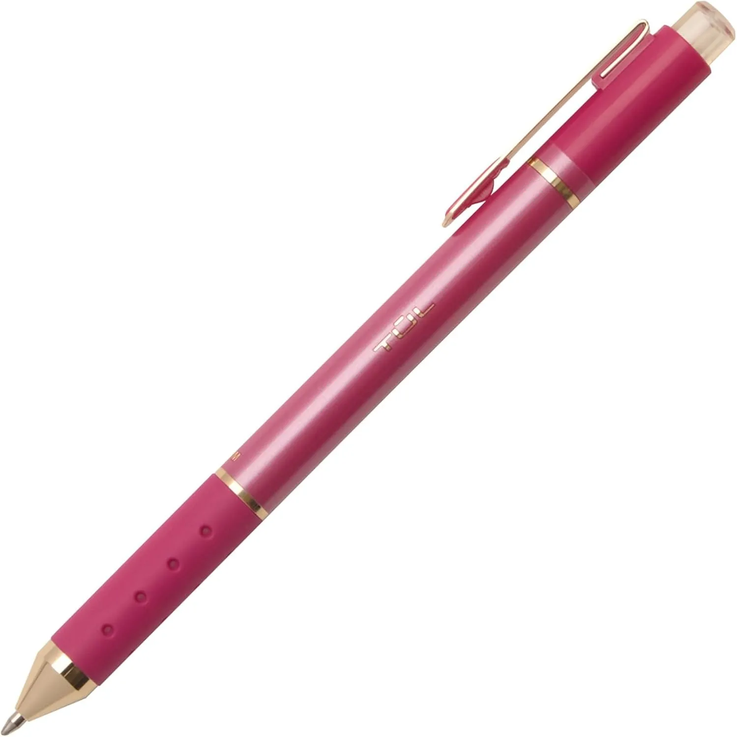 TUL® GL Series Retractable Gel Pens, Medium Point, 0.8 mm, Assorted Metallic Inks, Pack Of 8 Pens