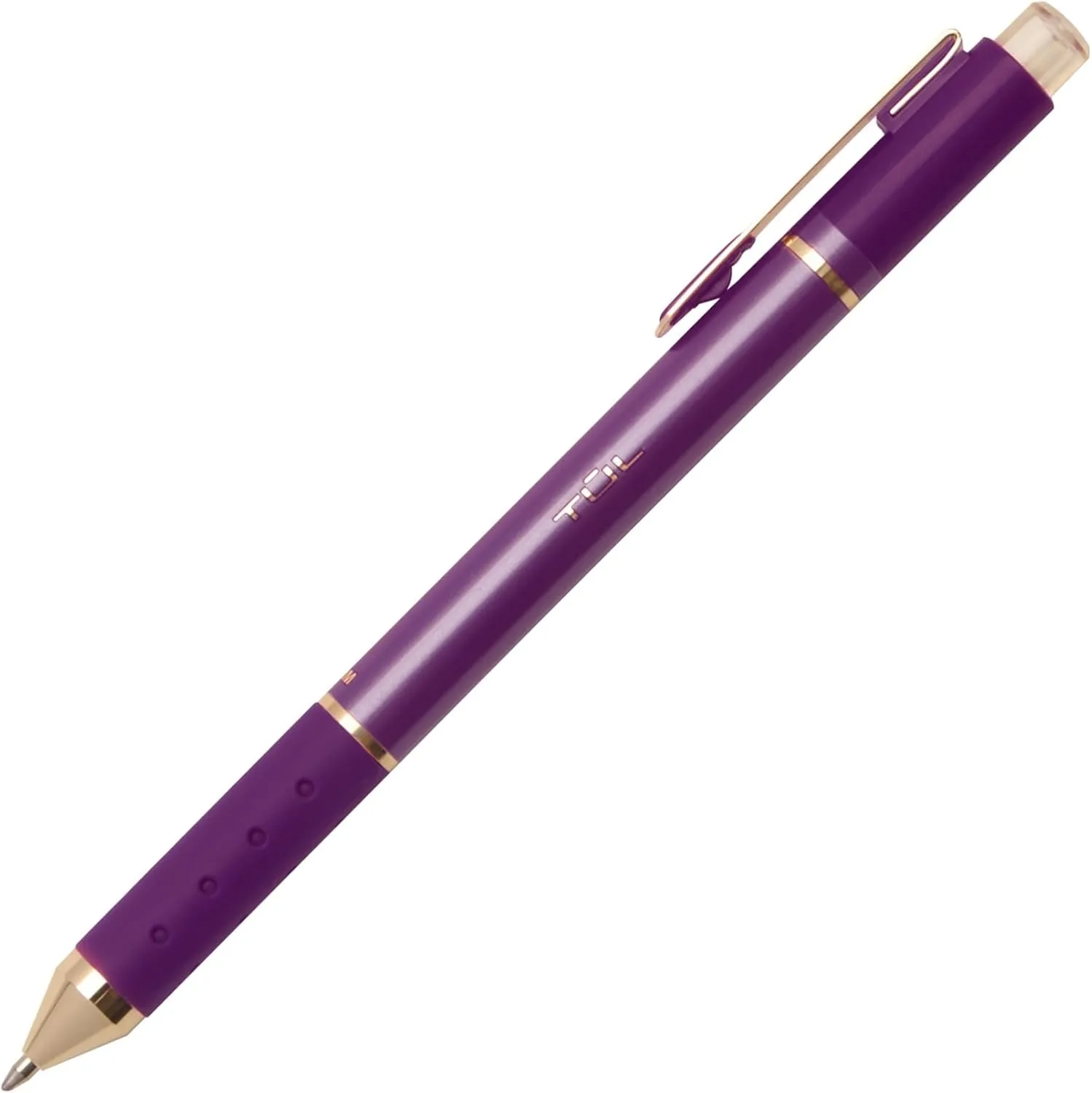 TUL® GL Series Retractable Gel Pens, Medium Point, 0.8 mm, Assorted Metallic Inks, Pack Of 8 Pens