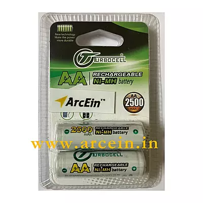 Turbocell AA 1.2V 2500mAh Rechargeable battery