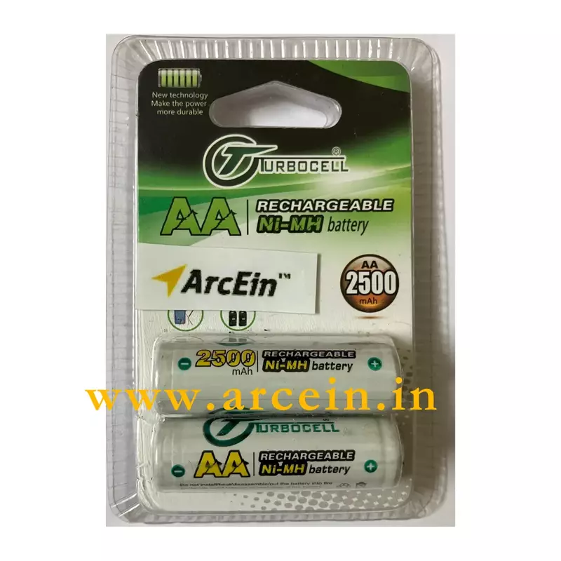 Turbocell AA 1.2V 2500mAh Rechargeable battery Turbocell AA 1.2V 2500mAh Rechargeable battery