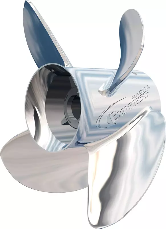 Turning Point Express Mach4 - Left Hand - Stainless Steel Propeller - EX-1515-4L - 4-Blade - 15" x 15 Pitch