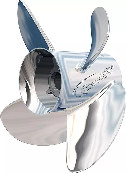 Turning Point Express Mach4 - Left Hand - Stainless Steel Propeller - EX-1515-4L - 4-Blade - 15" x 15 Pitch