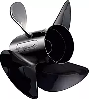 Turning Point Propellers 21431730 Hustler 4-Blade Aluminum Propeller for 40-150 HP Engines with 4.25" Gearcase