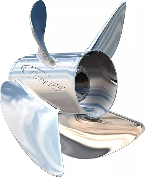 Turning Point Express  Mach4  - Right Hand - Stainless Steel Propeller - EX1/EX2-1317-4 - 4-Blade - 13.25" x 17 Pitch